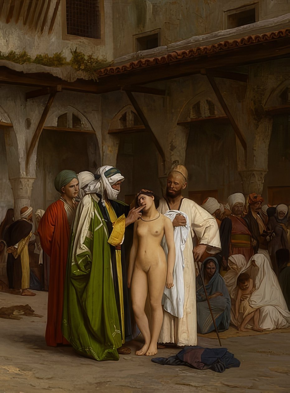 El mercado de esclavos de Jean Leon Gerome
