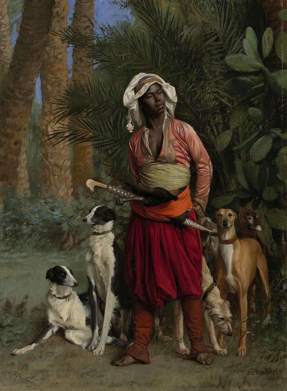 Alemán: Meister der Hunde The Negro Master of the Hounds


Título alternativo  

Alemán: Meister der Hunde El negro amo de los sabuesos de Jean Leon Gerome