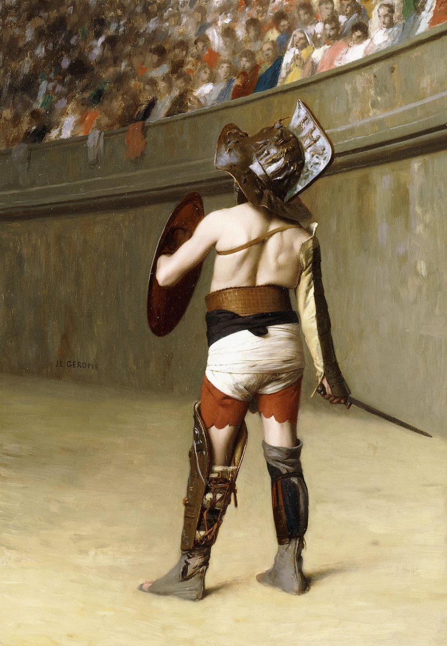 Mirmillón - Un gladiador galo de Jean Leon Gerome
