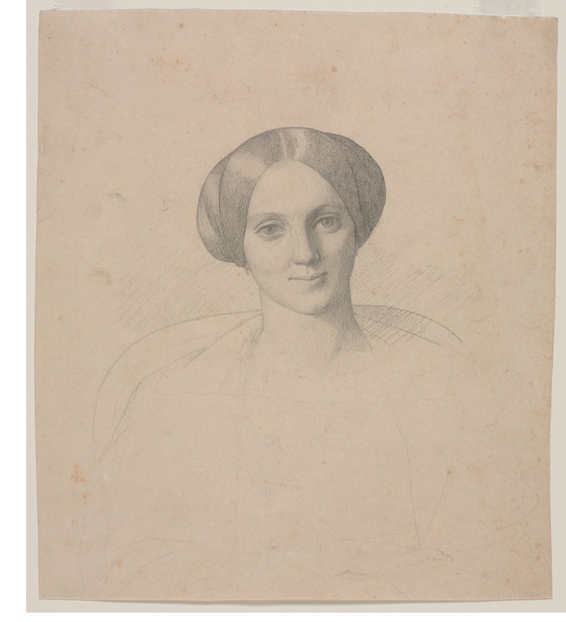 retrato, cabeza, de, un, mujer de Jean Leon Gerome