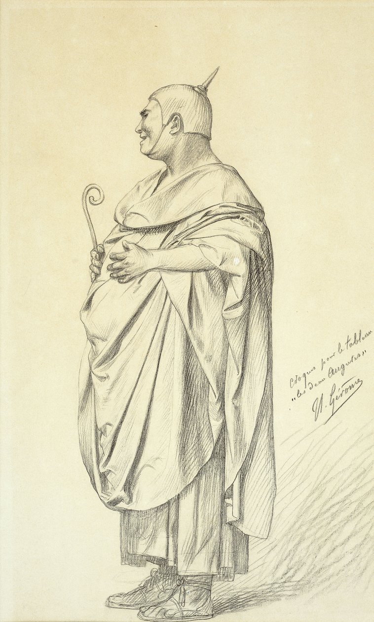 Estudio para los dos augures de Jean Leon Gerome
