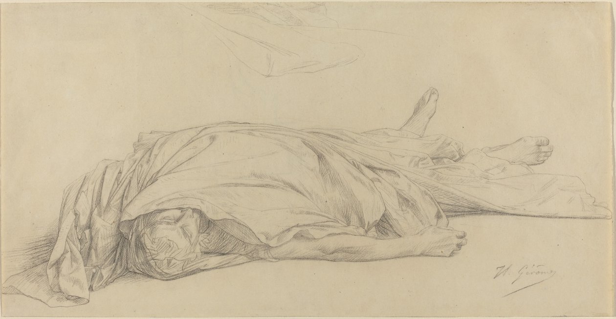 El César muerto | Jean Leon Gerome | Impresión de arte