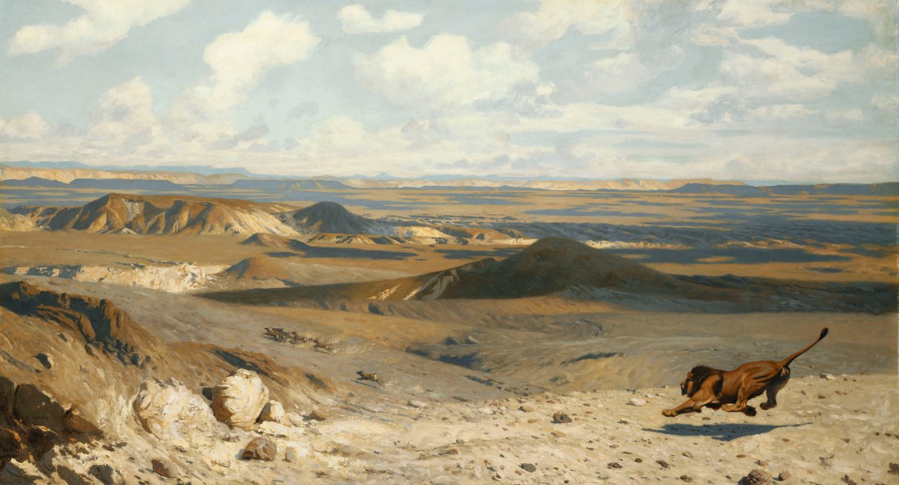 La persecución, 1889 de Jean Leon Gerome