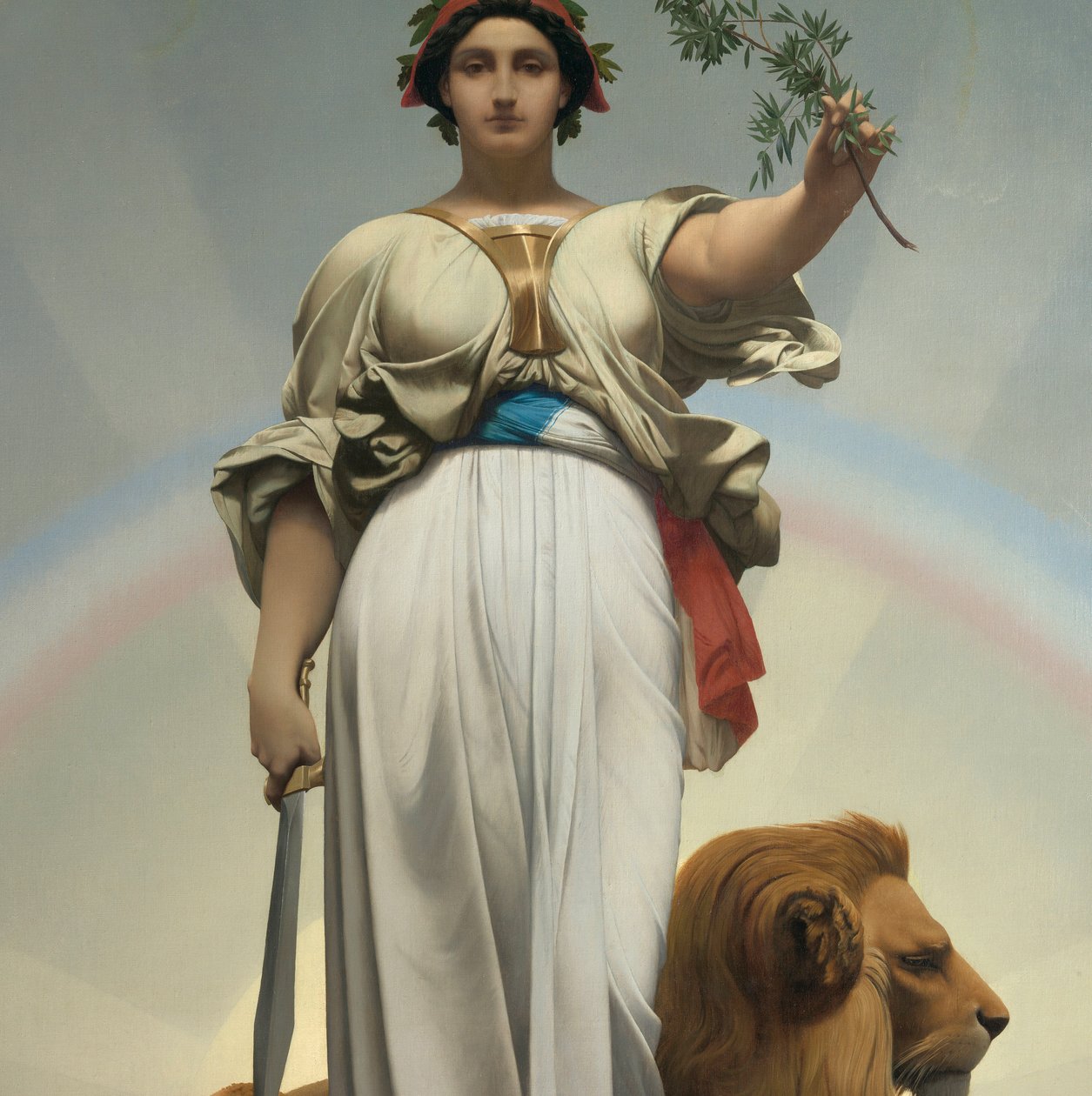 La República por Gerome Jean Leon (1824 - 1904) (alegoría - 1848); Mairie des Lilas de Jean Leon Gerome