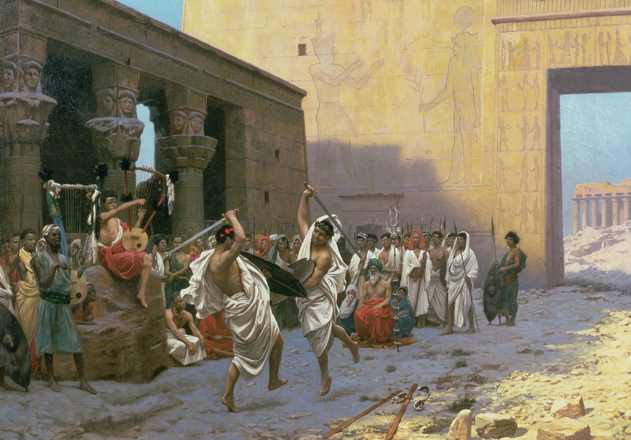 La danza de la espada (La Phyrique) de Jean Leon Gerome