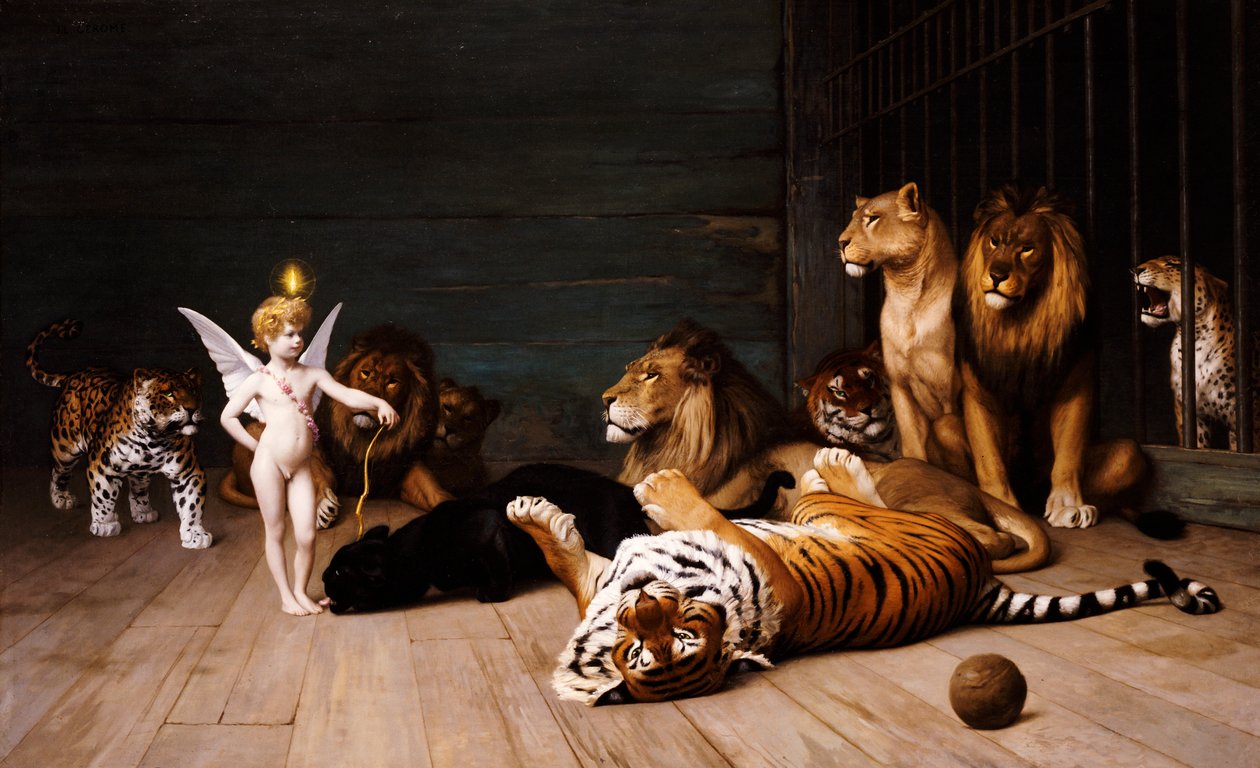 Quienquiera que seas, Aquí está tu Maestro de Jean Leon Gerome