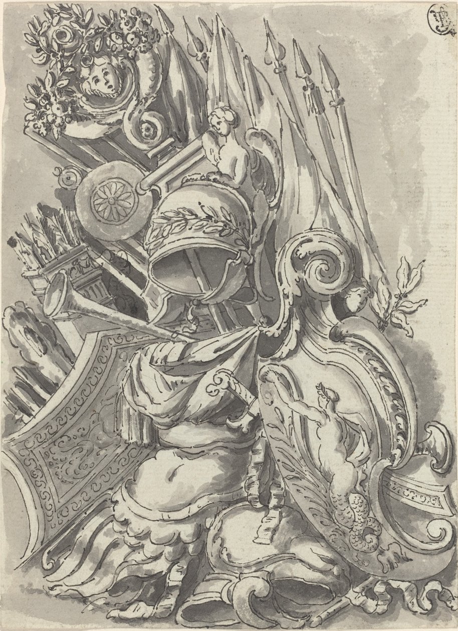 Un trofeo de armas de Jean Lepautre
