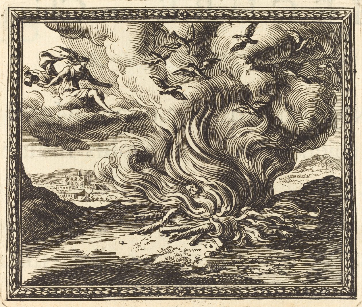 Pira funeraria de Memnón de Jean Lepautre