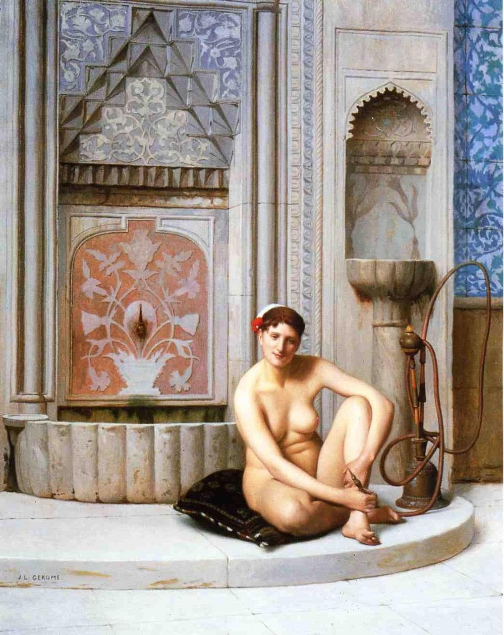 francés:  Odalisque de Jean Leon Gerome