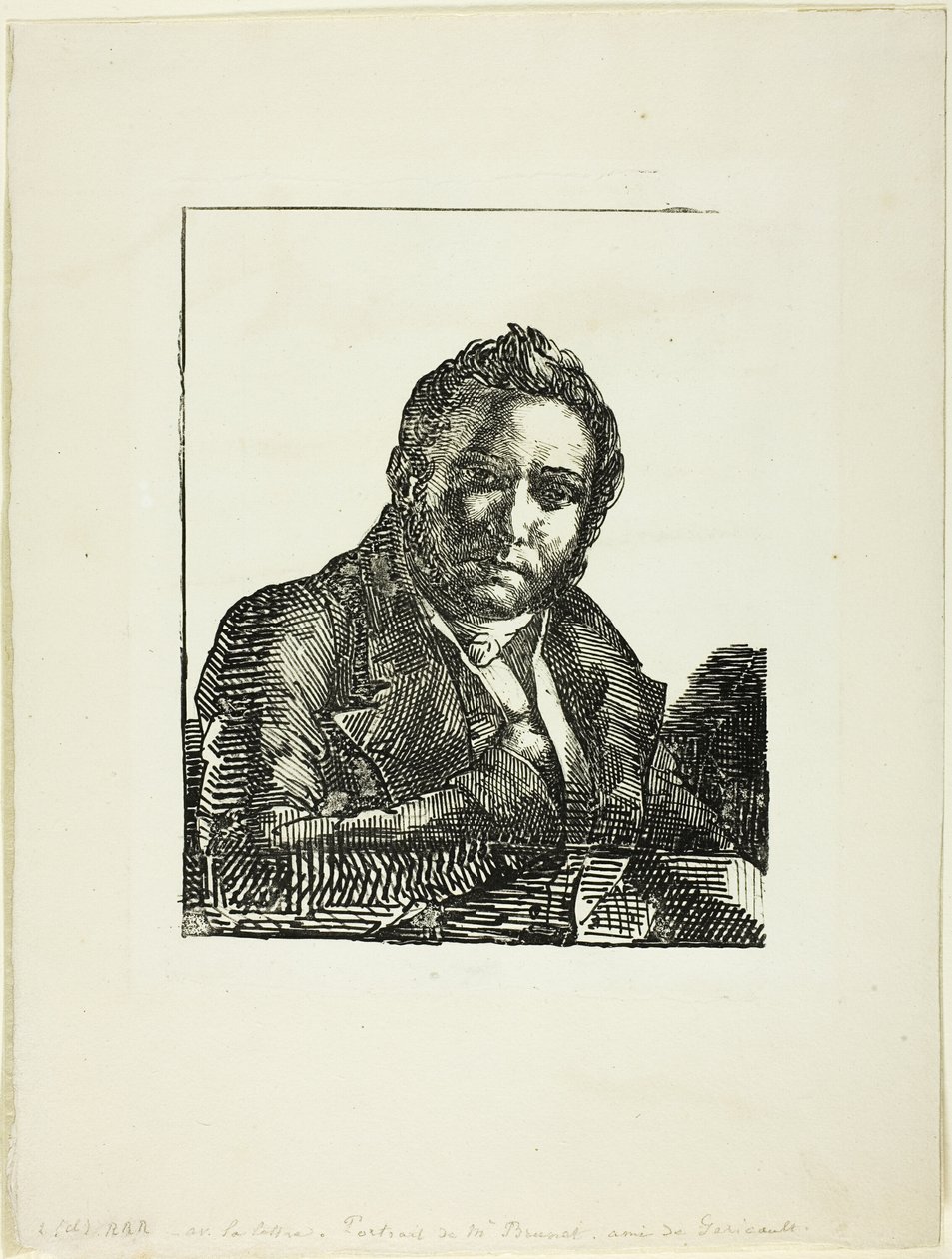 Retrato de Auguste Brunet de Jean Louis André Théodore Géricault