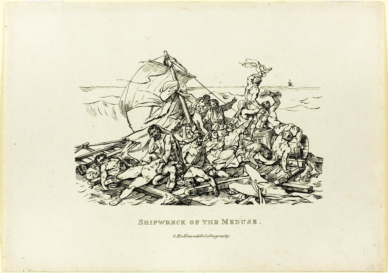 Naufragio de la Medusa de Jean Louis André Théodore Géricault