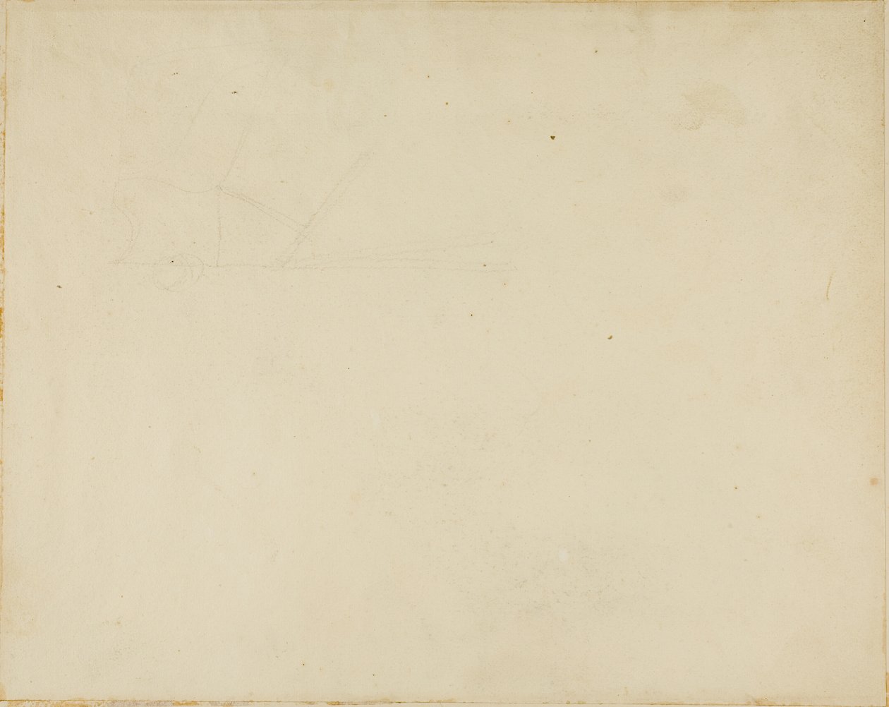 Boceto de apero de labranza de Jean Louis André Théodore Géricault