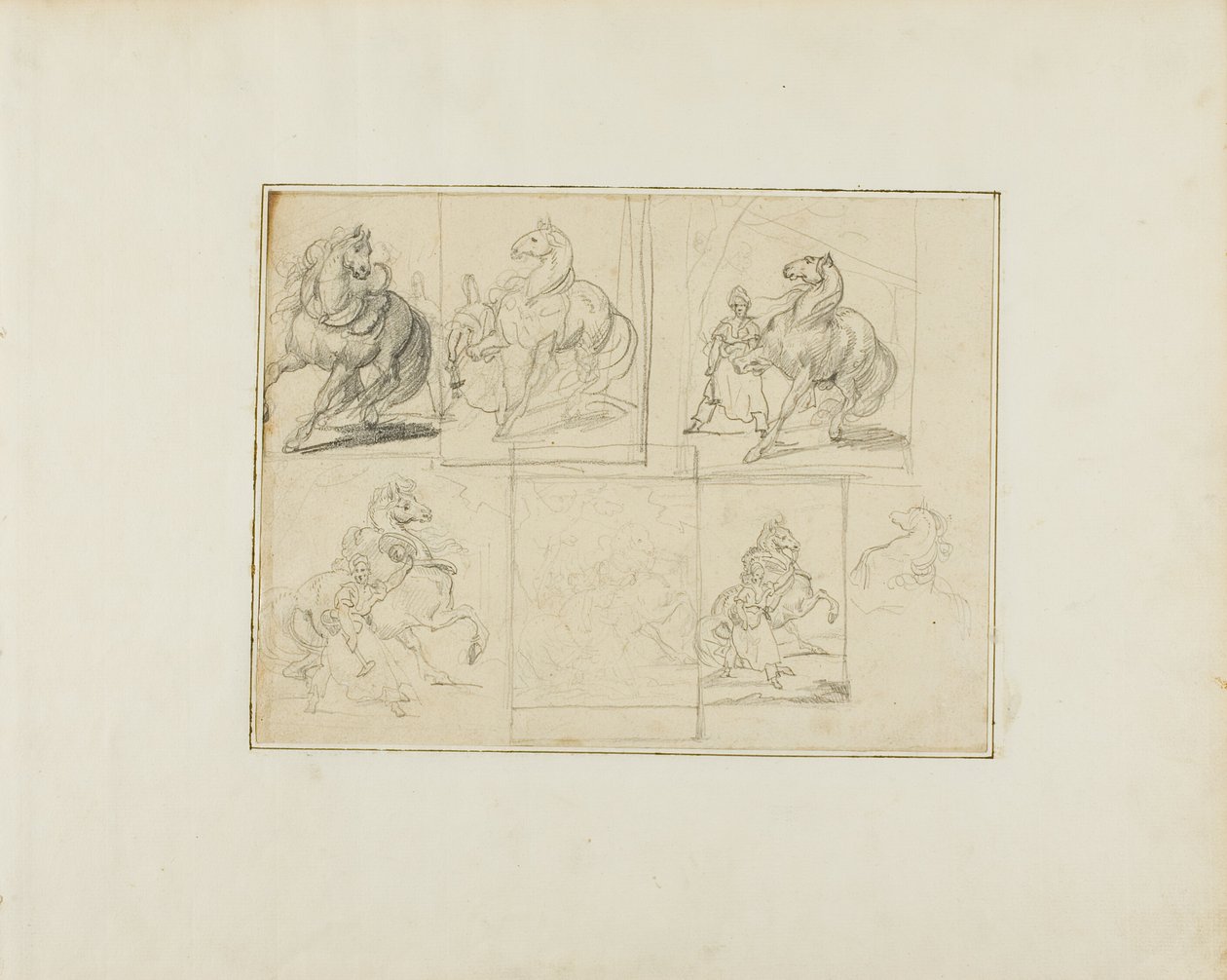 Estudios de Jean Louis André Théodore Géricault