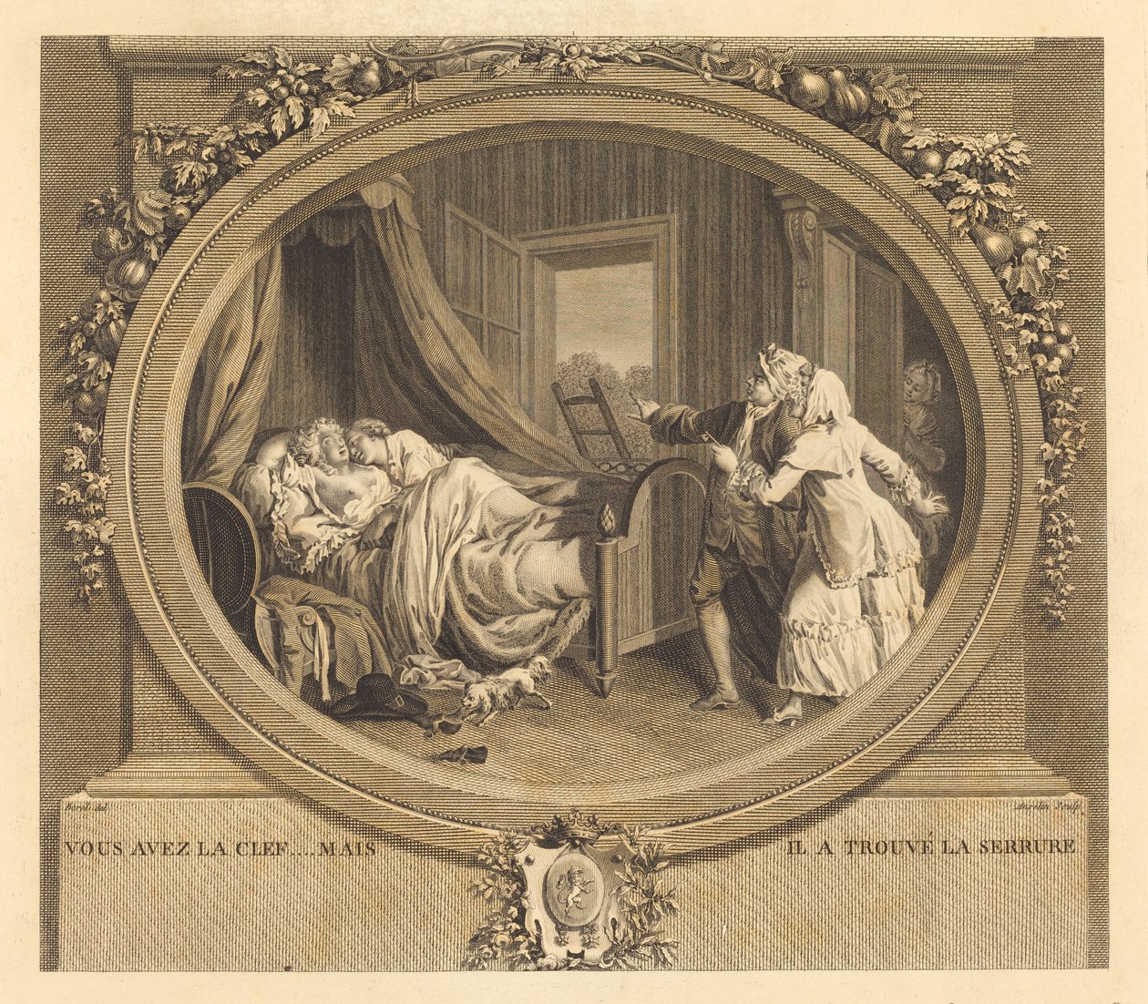 Tienes la llave, pero él encontró la cerradura de Jean Louis Anselin after Antoine Borel