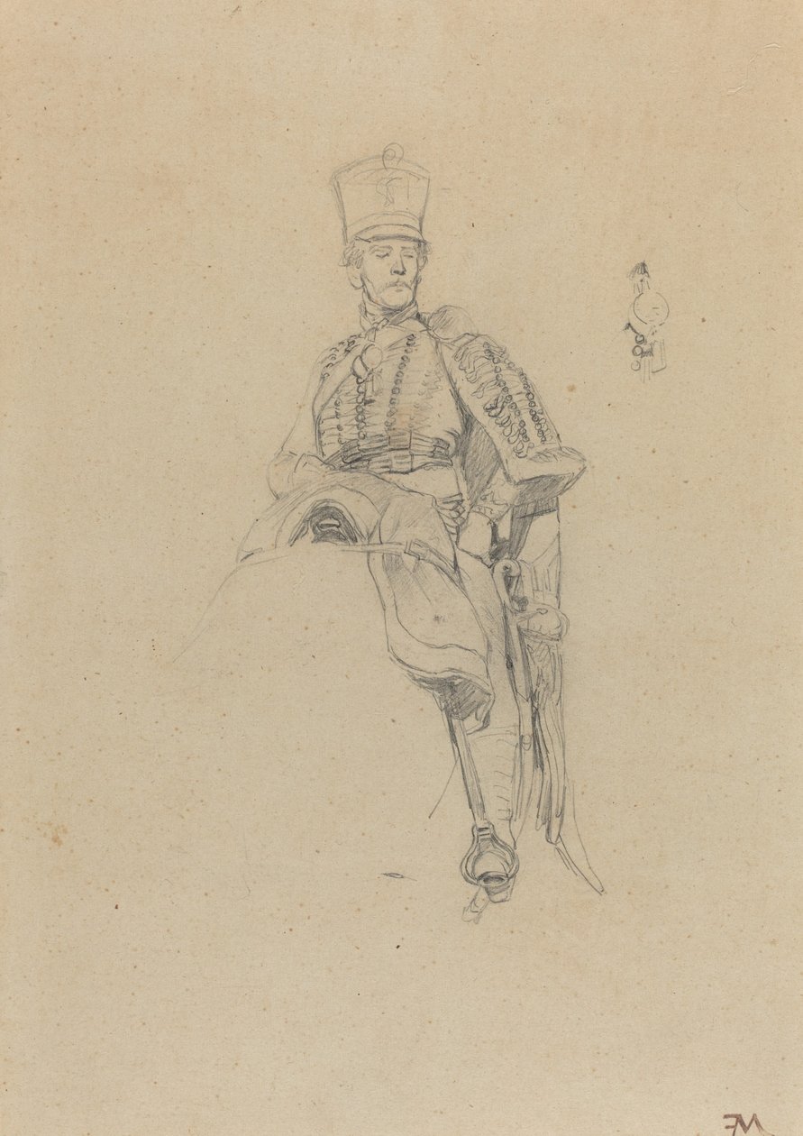 Un húsar francés de Jean Louis Ernest Meissonier