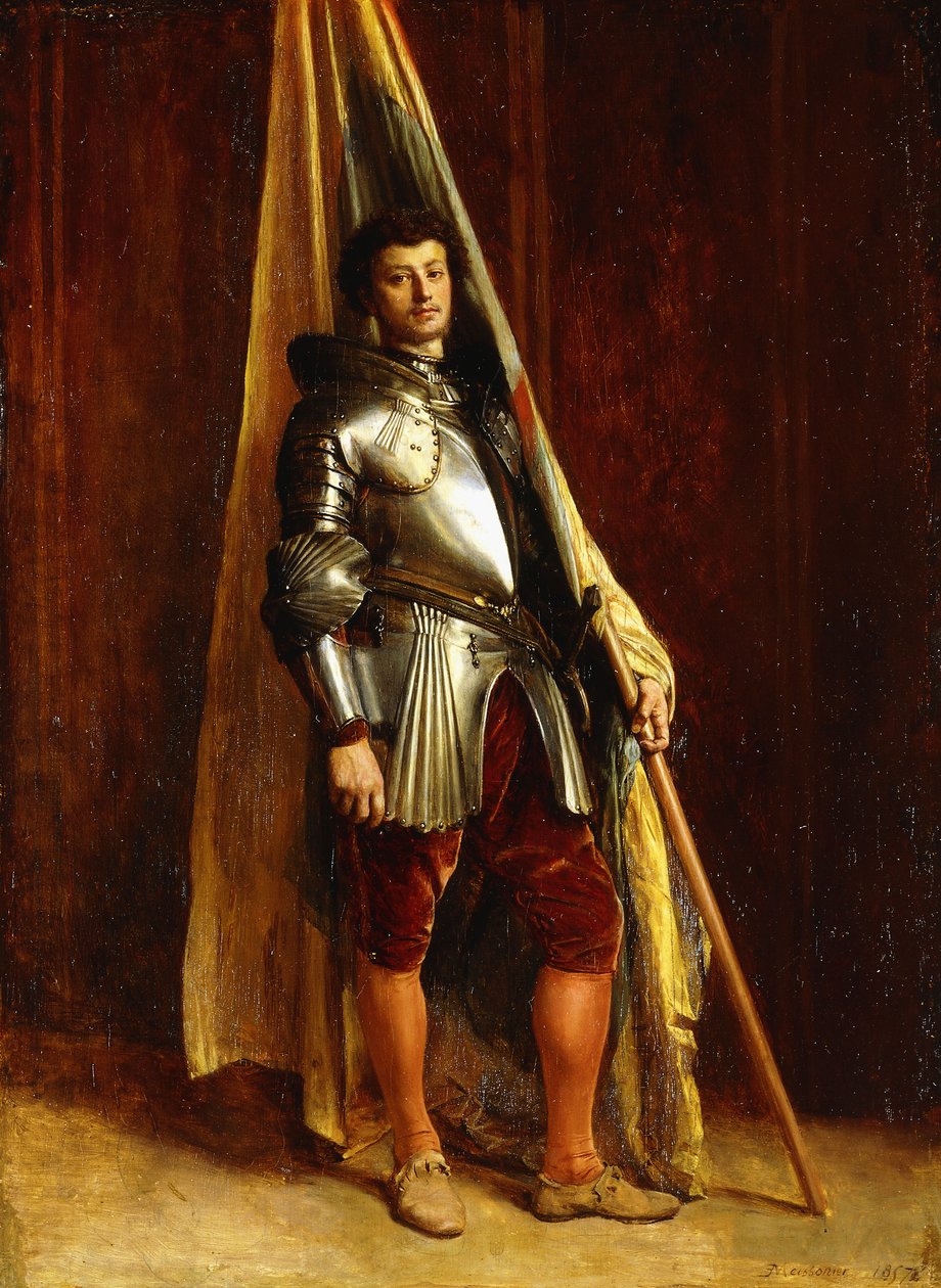 Un Hombre de Guerra de Jean Louis Ernest Meissonier