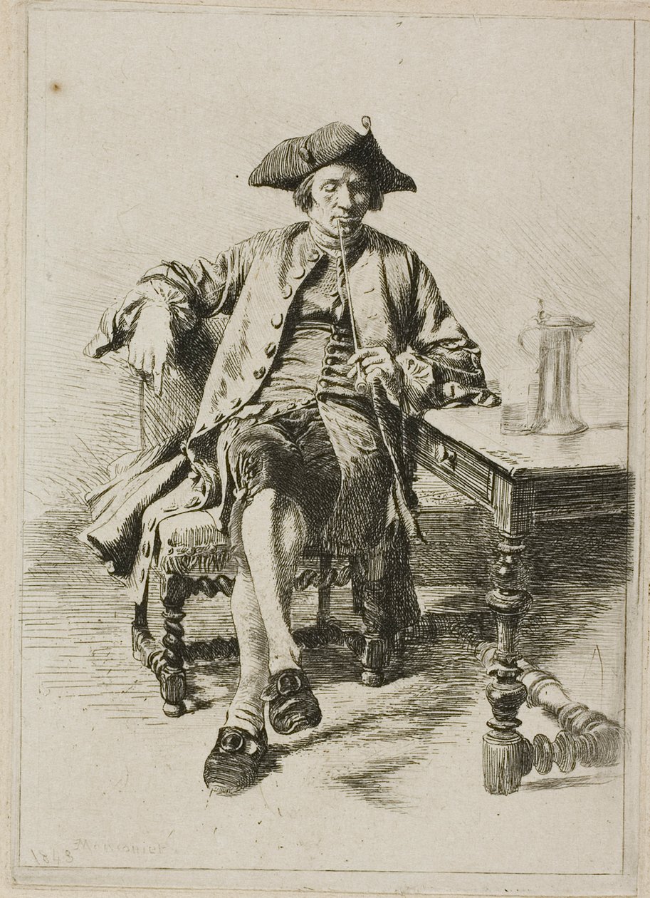 El Gran Fumador de Jean Louis Ernest Meissonier