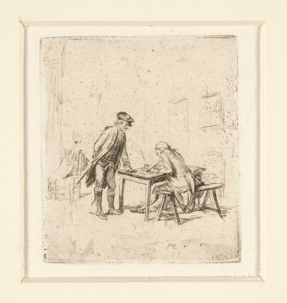 a El Informe b Arlequín de Jean Louis Ernest Meissonier