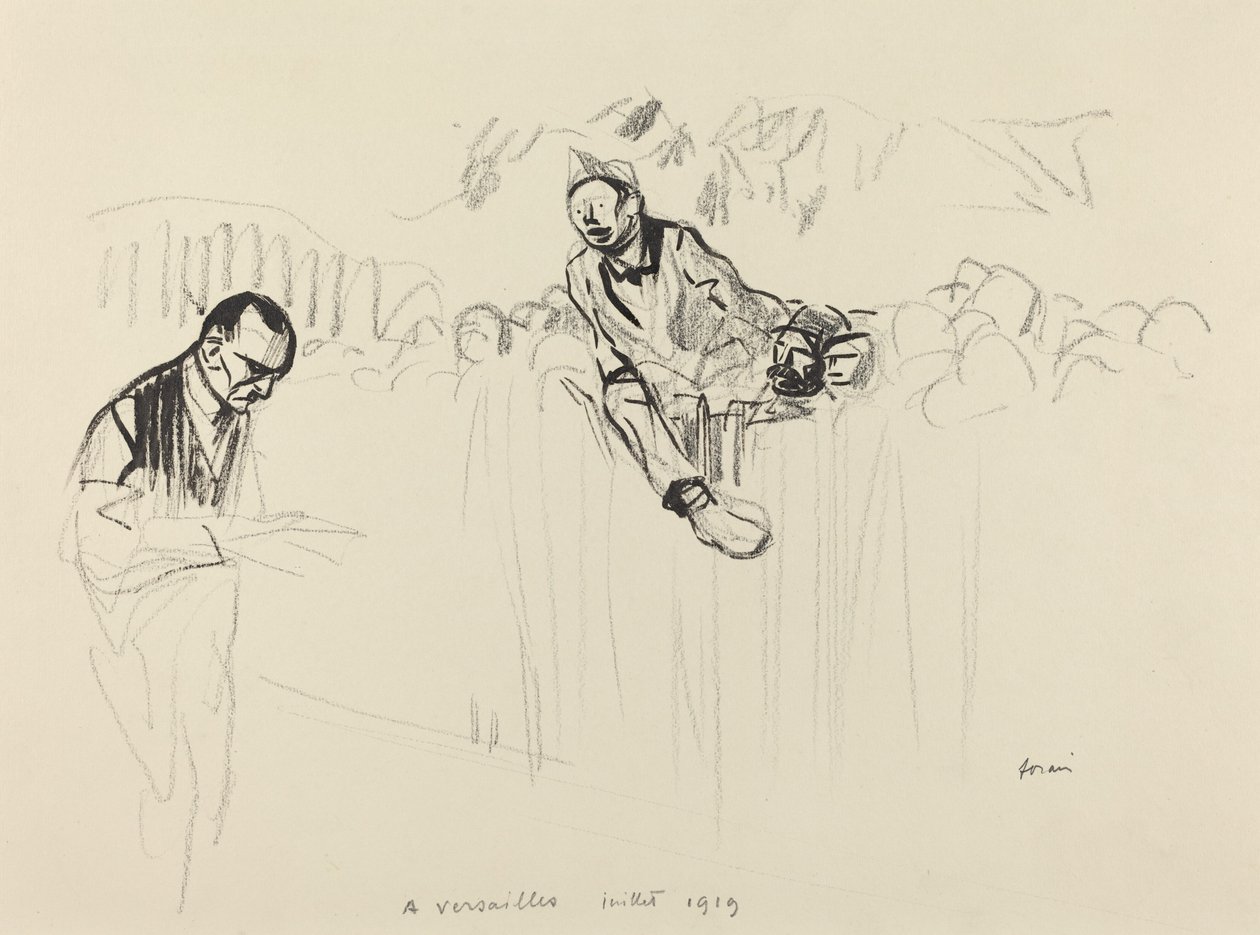 Versalles julio 1919 de Jean Louis Forain