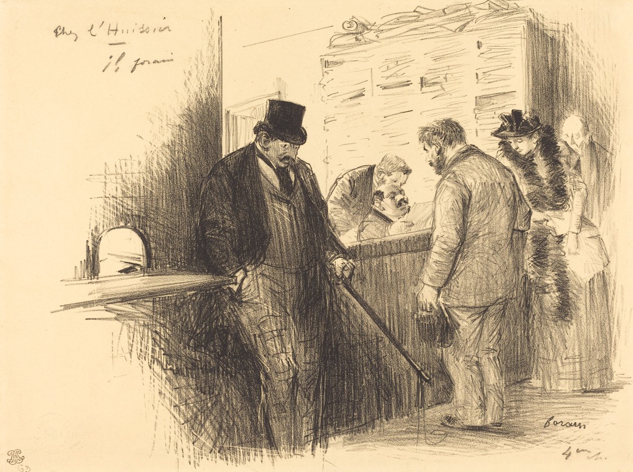 En la casa del alguacil de Jean Louis Forain