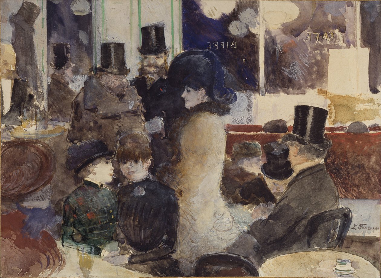 En el Café de Jean Louis Forain