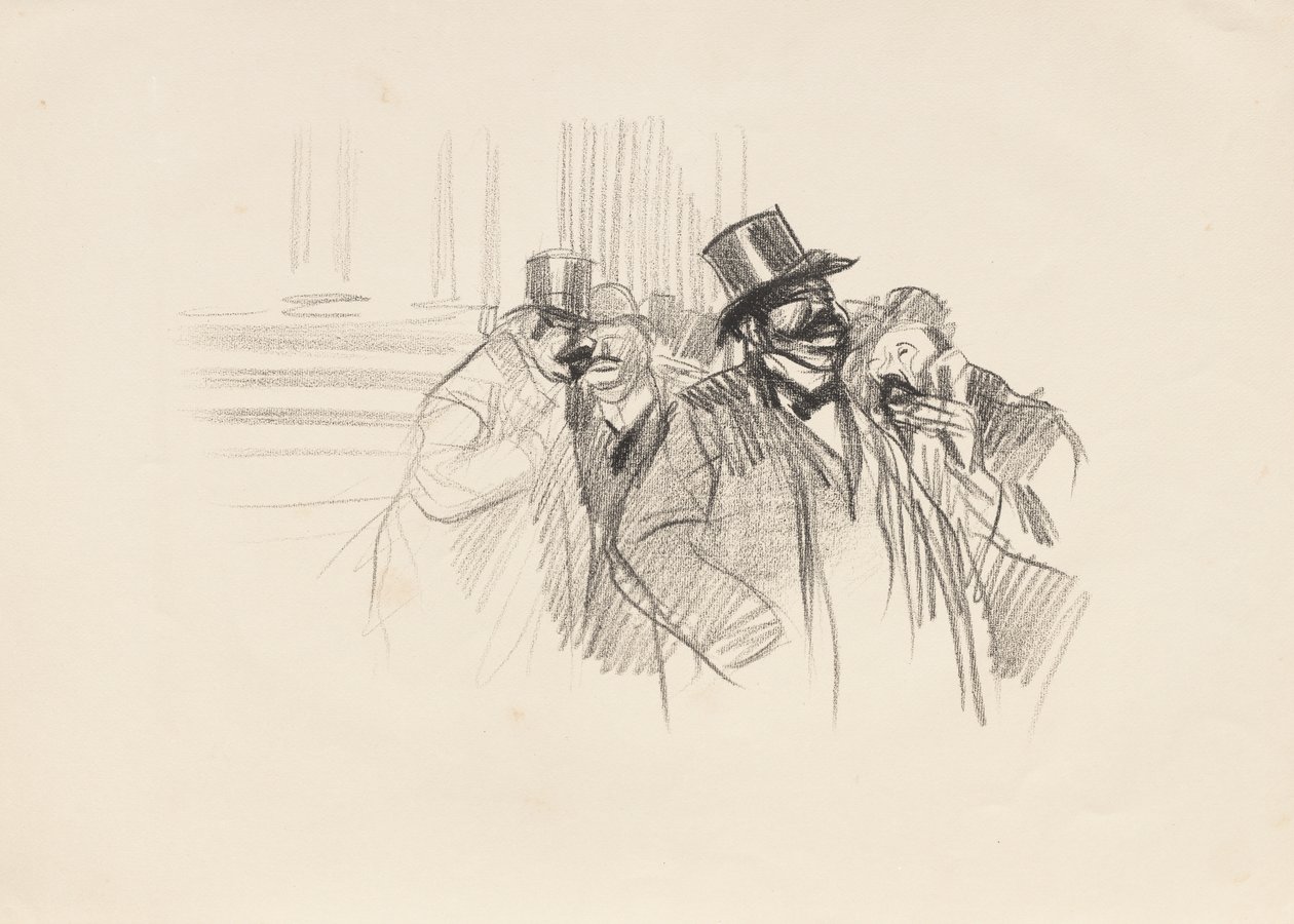 en la bolsa de valores de Jean Louis Forain