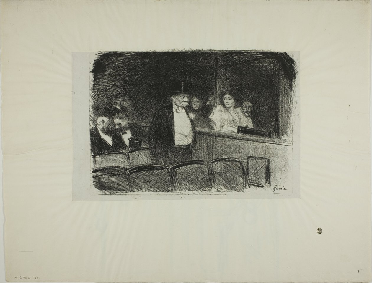 En el teatro de Jean Louis Forain