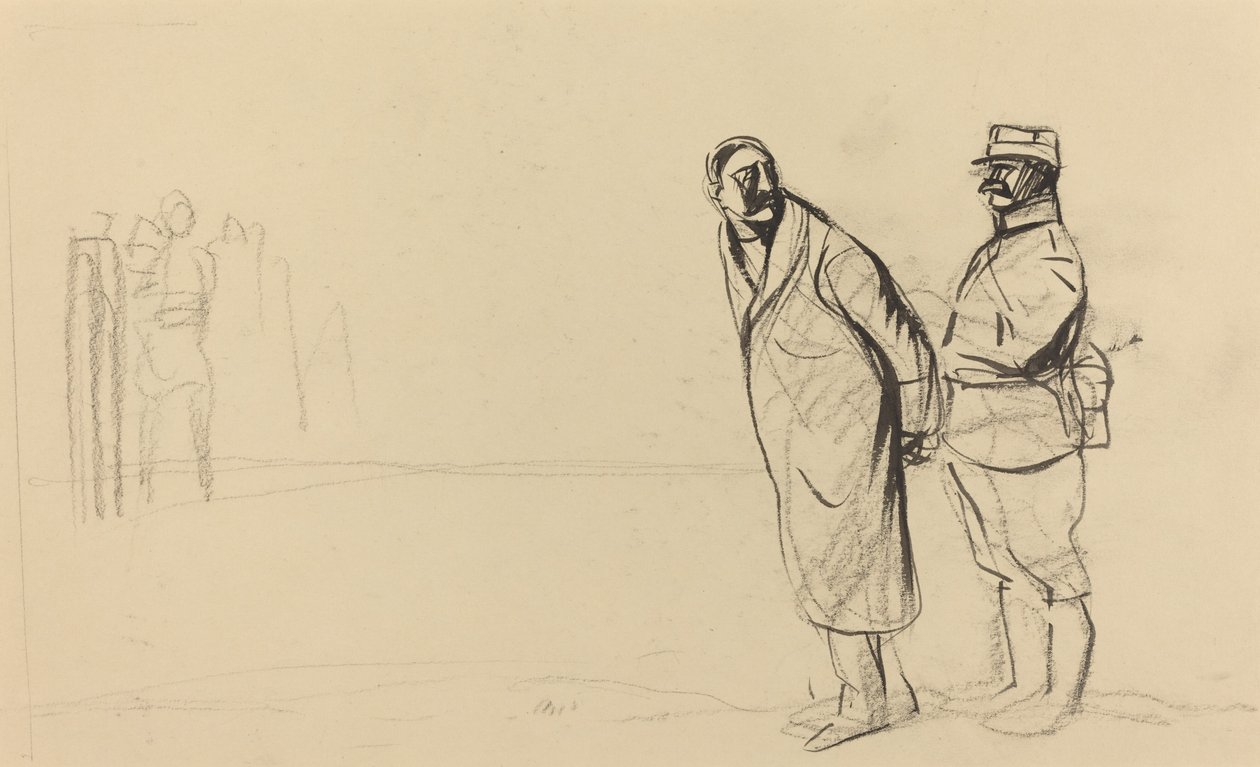 En el frente de Vincennes. Bolo pacha, c. 1914-1919 de Jean Louis Forain