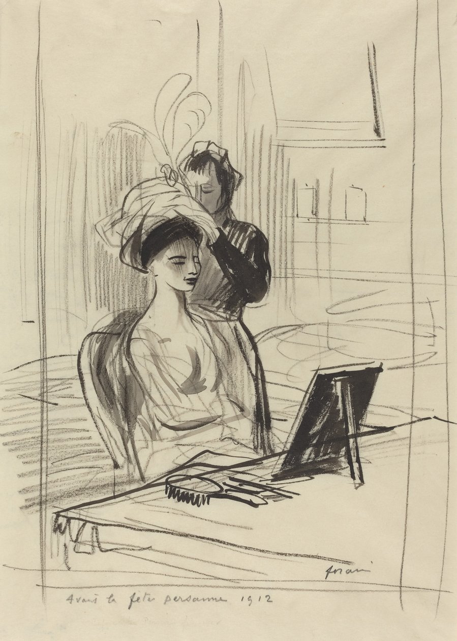 Antes de la fiesta persa de Jean Louis Forain
