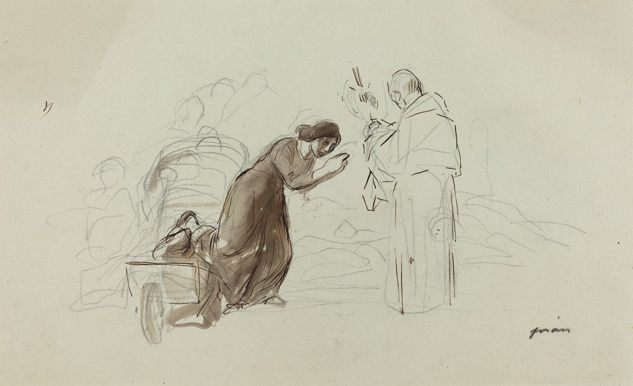 Bendición en Lourdes de Jean Louis Forain