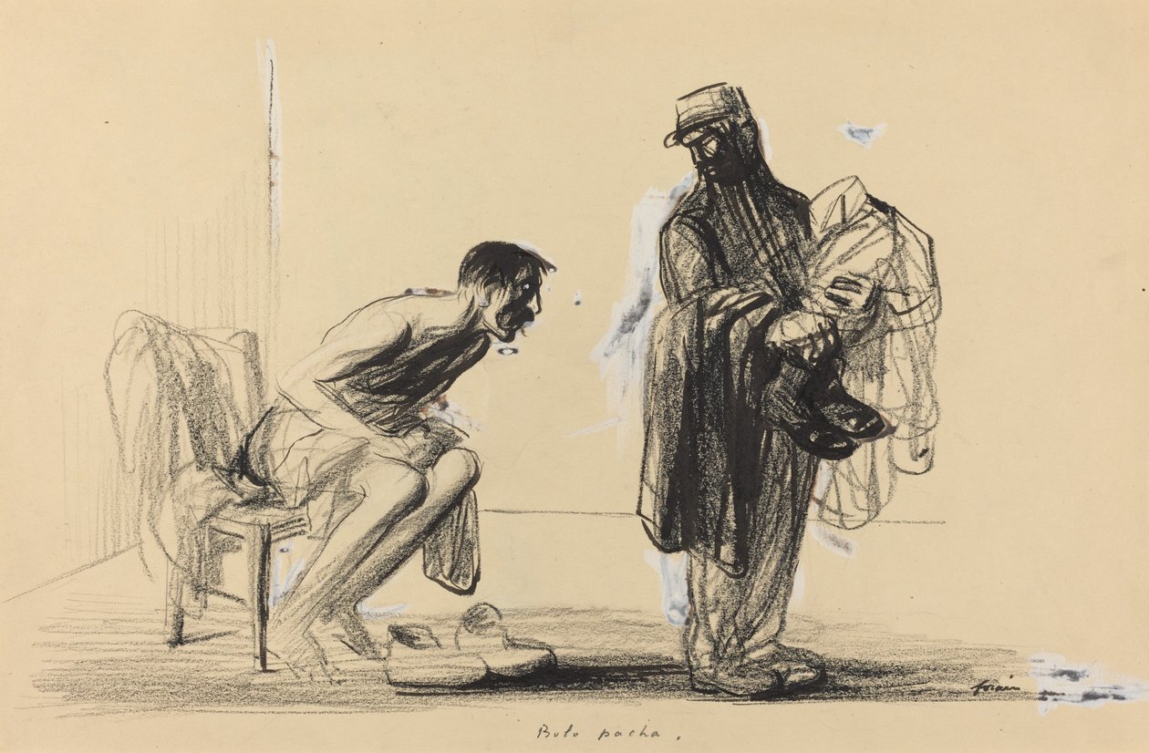 Bolo pacha, c. 1914-1919 de Jean Louis Forain