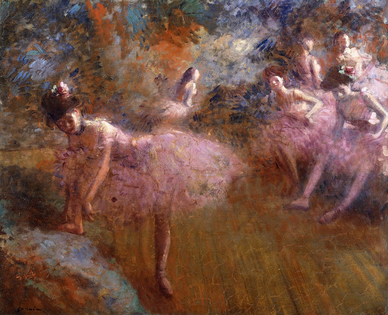 Bailarinas en rosa de Jean Louis Forain