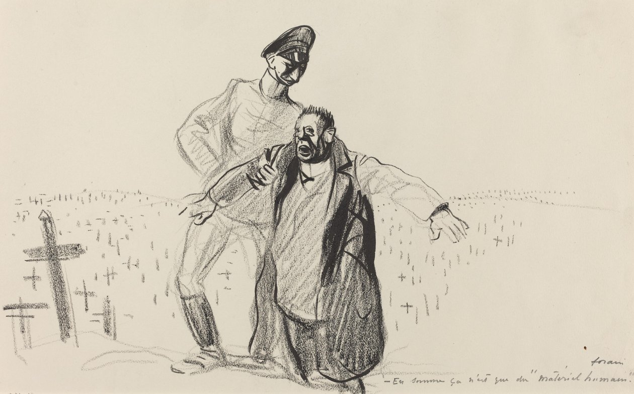 En suma, no es más que "material humano." de Jean Louis Forain