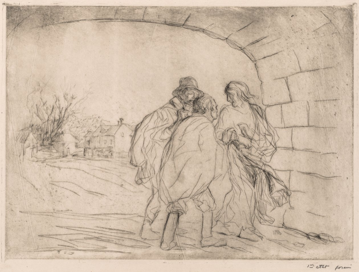 Encuentro bajo la bóveda de Jean Louis Forain
