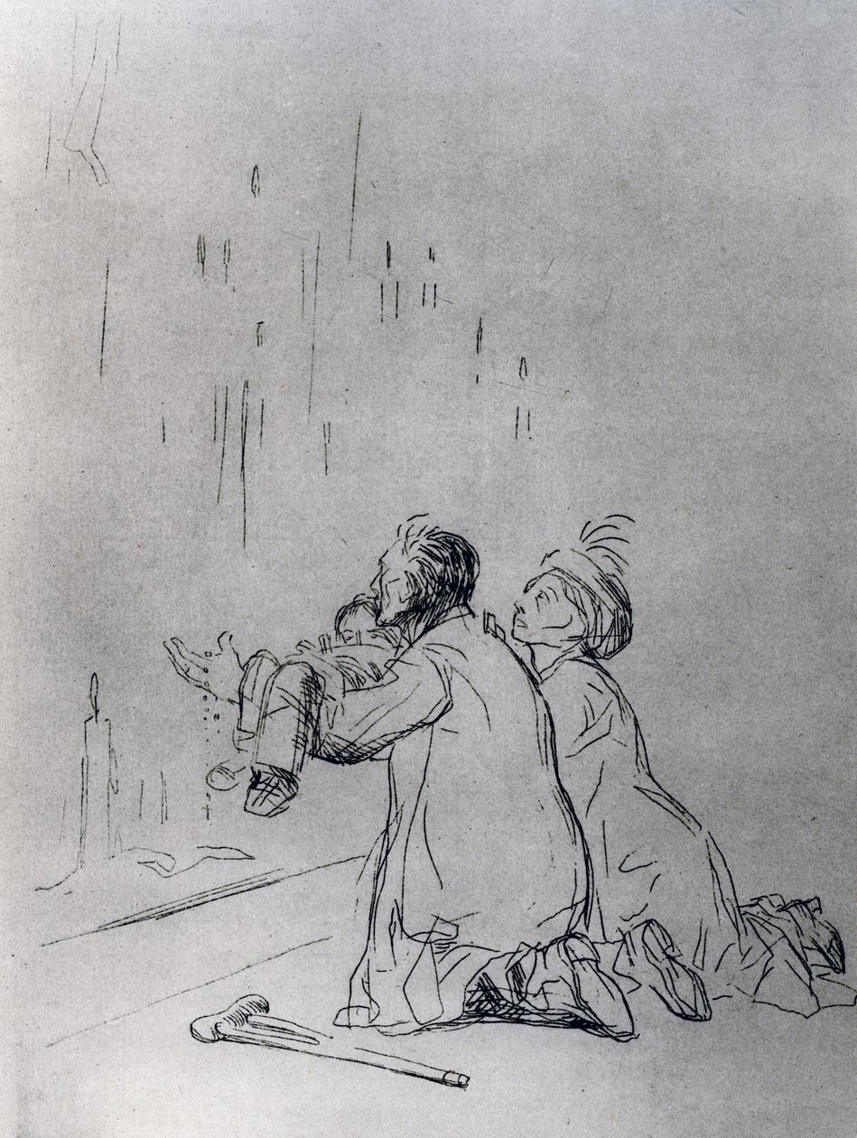 Súplica frente a la cueva, 1925 de Jean Louis Forain
