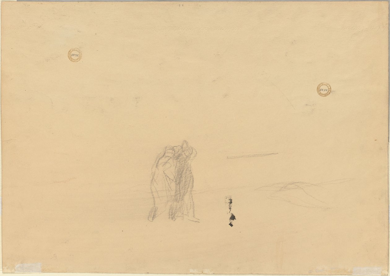 Figuras en un paisaje verso, c. 1919 de Jean Louis Forain