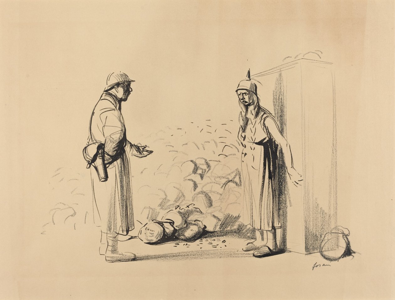 Escondiendo los louis, c. 1914-1919 de Jean Louis Forain