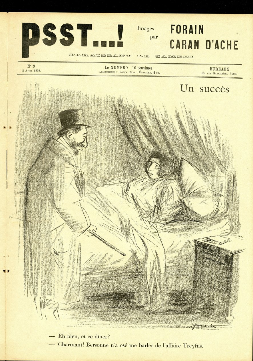 Ilustración de Jean-Louis Forain (1852-1931) en Psst...! de Jean Louis Forain