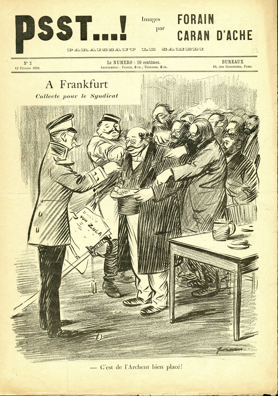 Ilustración de Jean-Louis Forain (1852-1931) en Psst...! de Jean Louis Forain