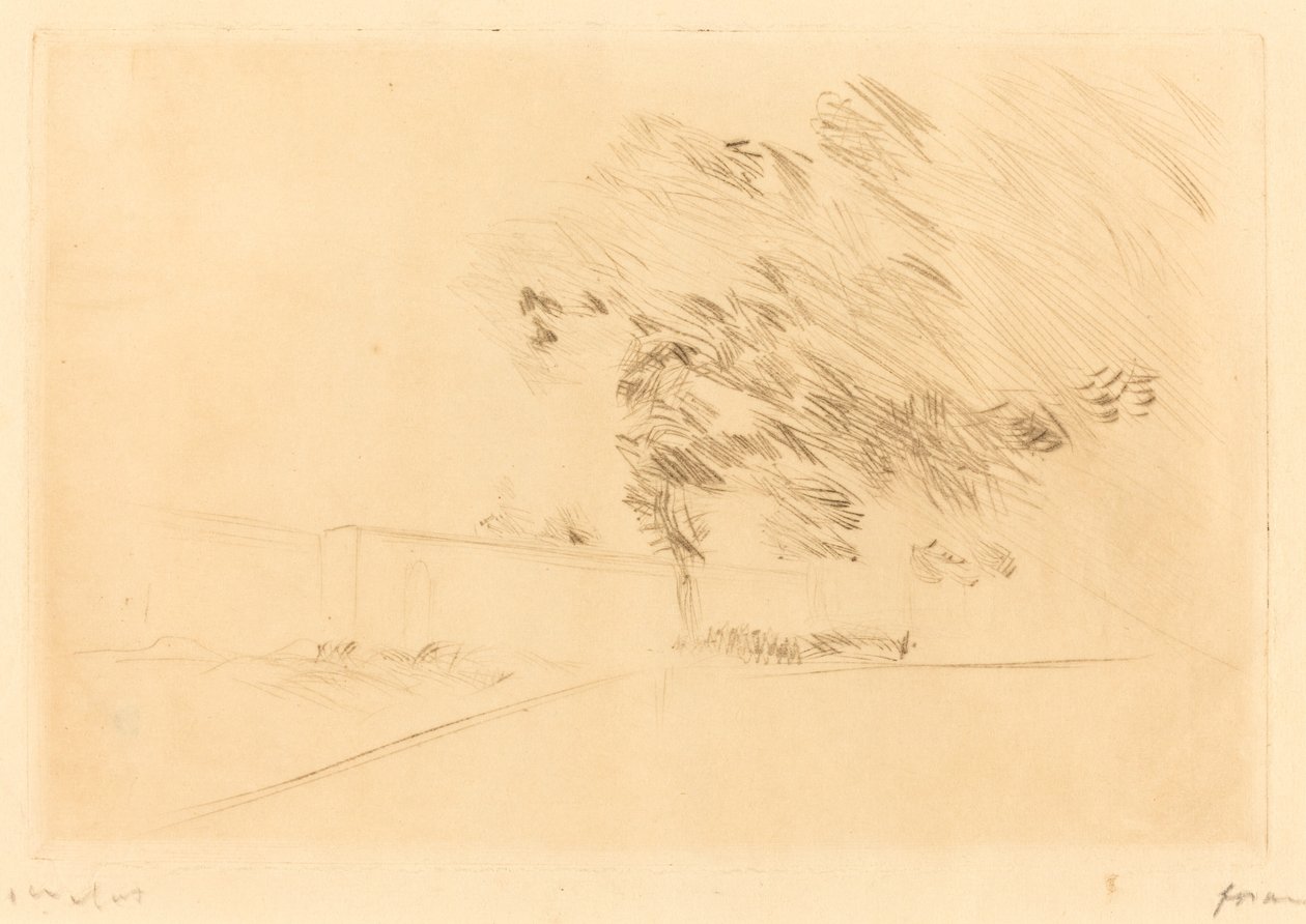 En el parque de Versalles (primera placa) de Jean Louis Forain