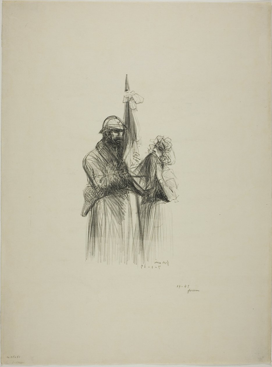 Besando la bandera de Jean Louis Forain