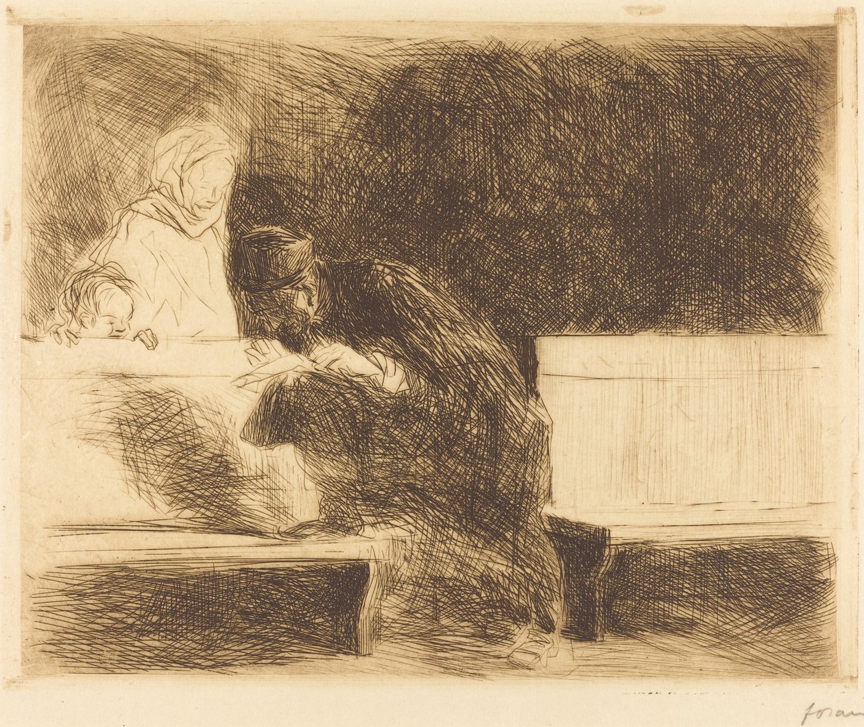 Abogado revisando un expediente de Jean Louis Forain