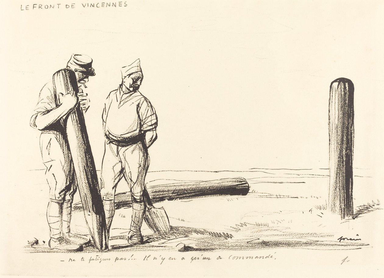 El frente de Vincennes de Jean-Louis Forain