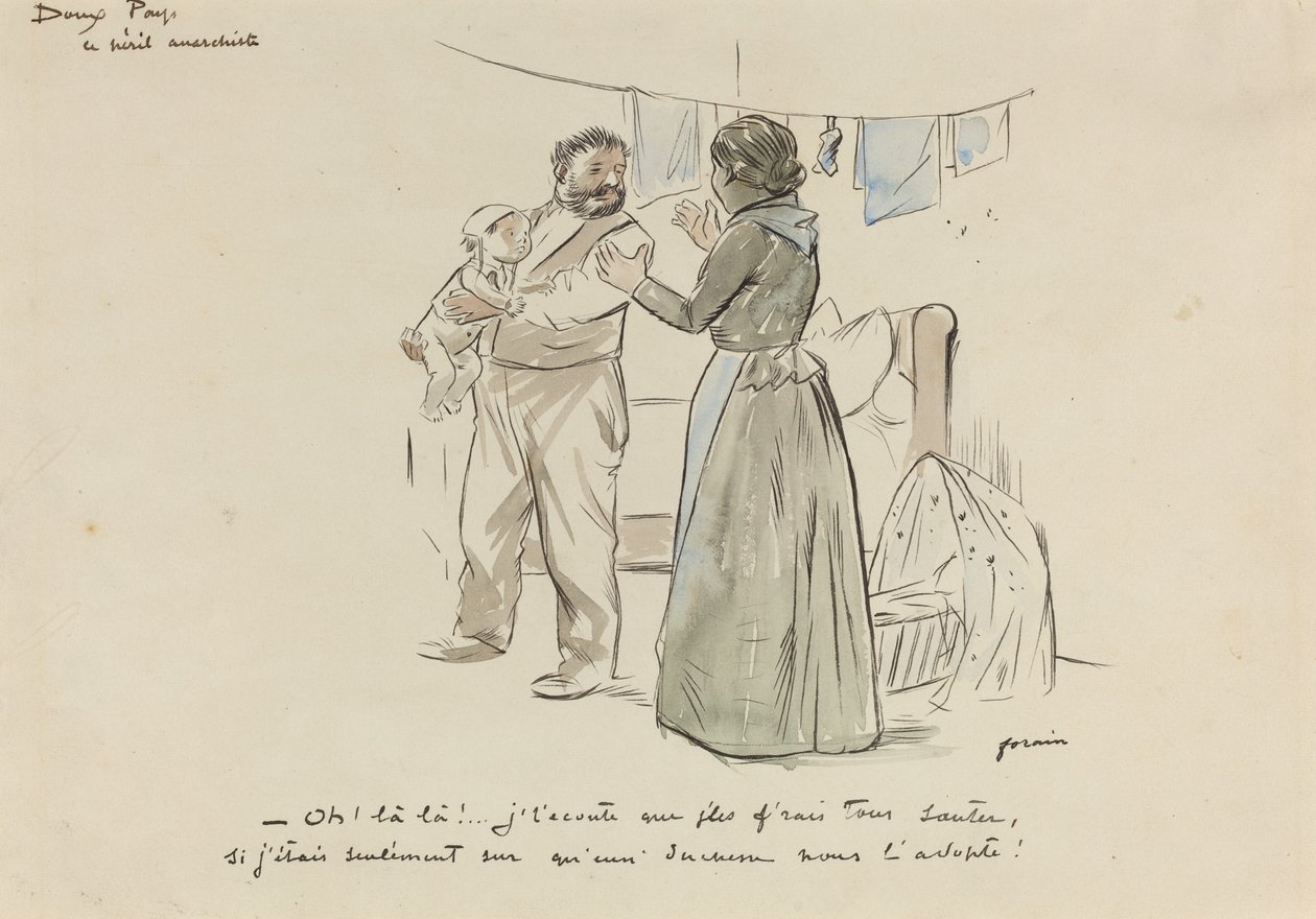 El peligro anarquista de Jean Louis Forain