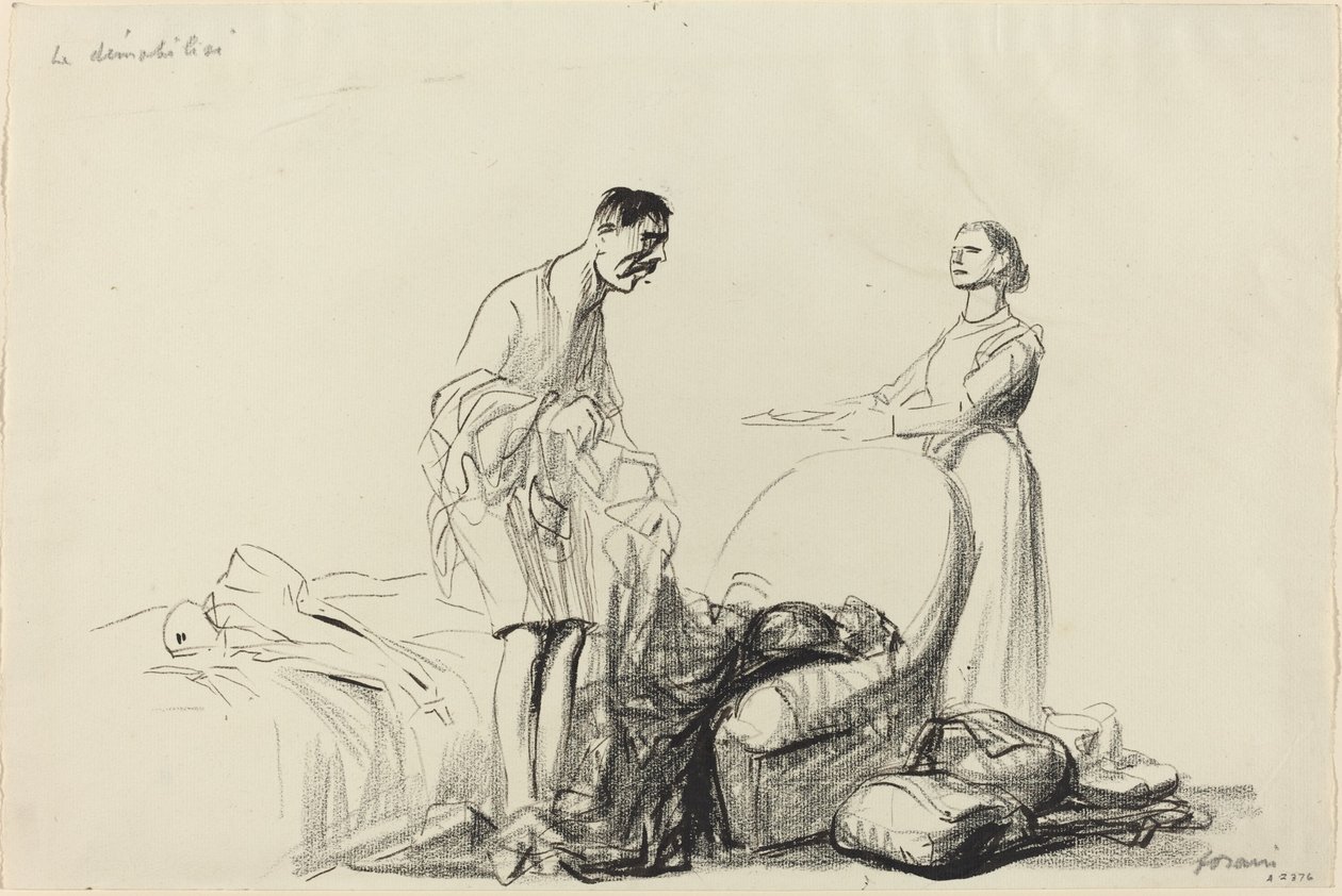 Le demobilise de Jean Louis Forain