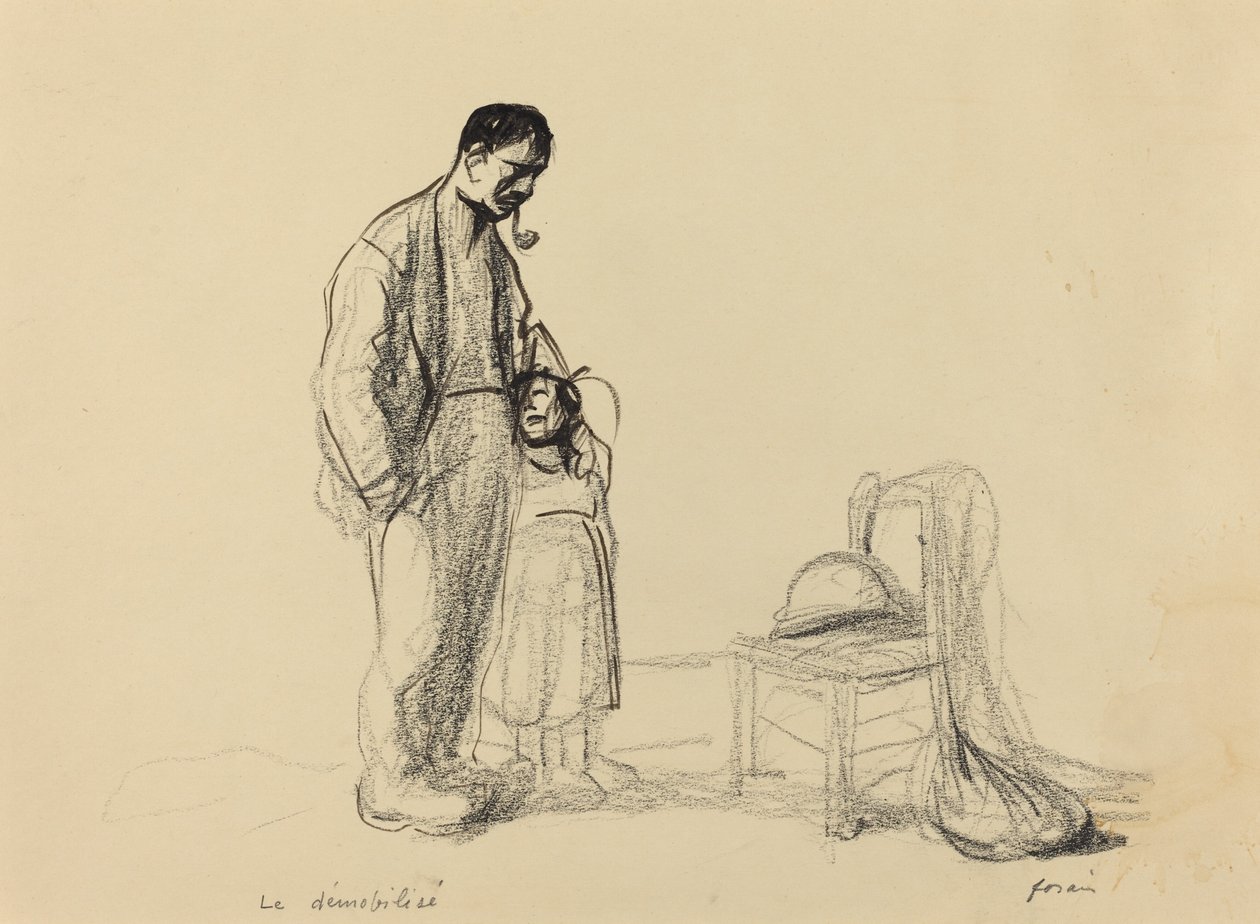 El desmovilizado, c. 1914-1919 de Jean Louis Forain