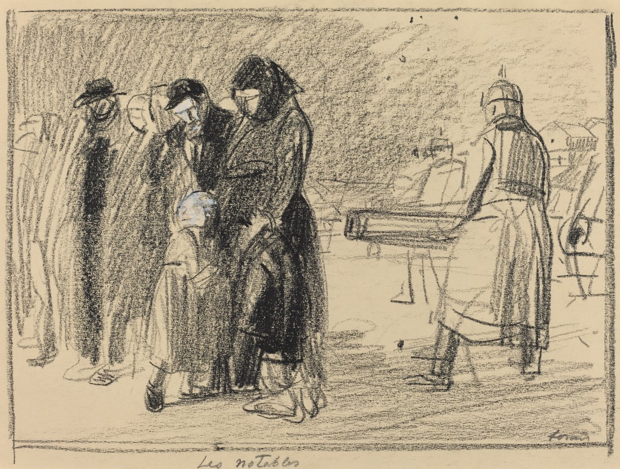 Los notables, c. 1914-1919 de Jean Louis Forain