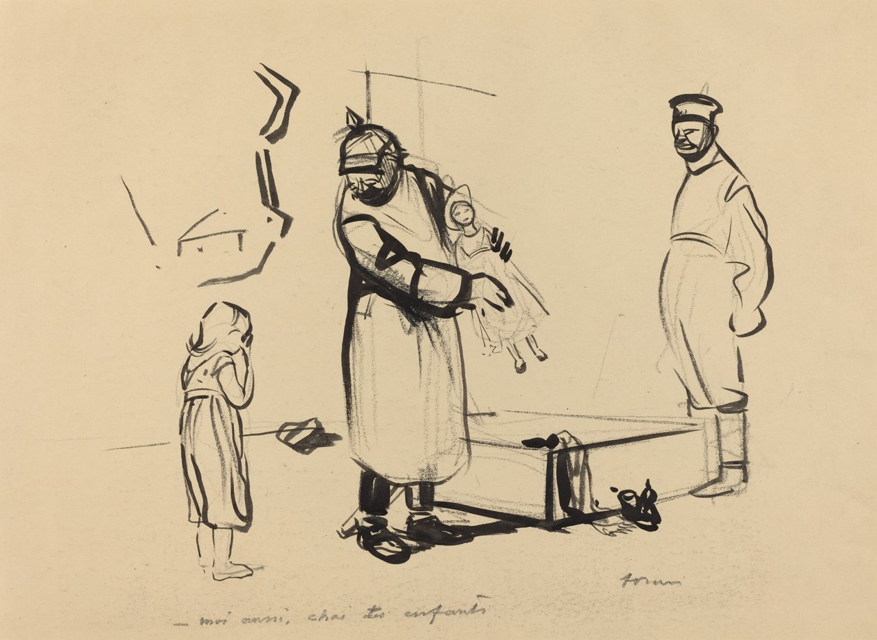 A París. -yo también, tengo hijos de Jean Louis Forain