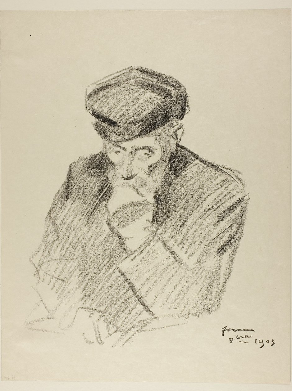 Retrato de Renoir, Cuarta Lámina de Jean Louis Forain