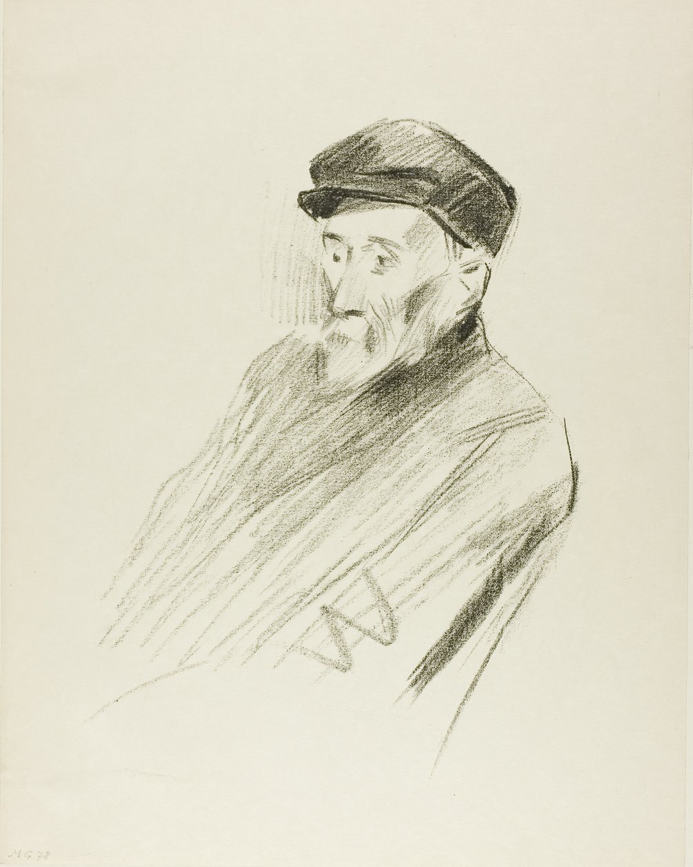 Retrato de Renoir, tercer plato de Jean Louis Forain